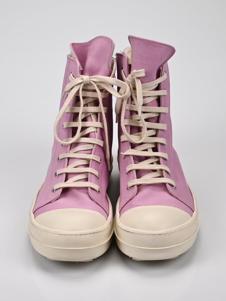 Pink Canvas Ramones