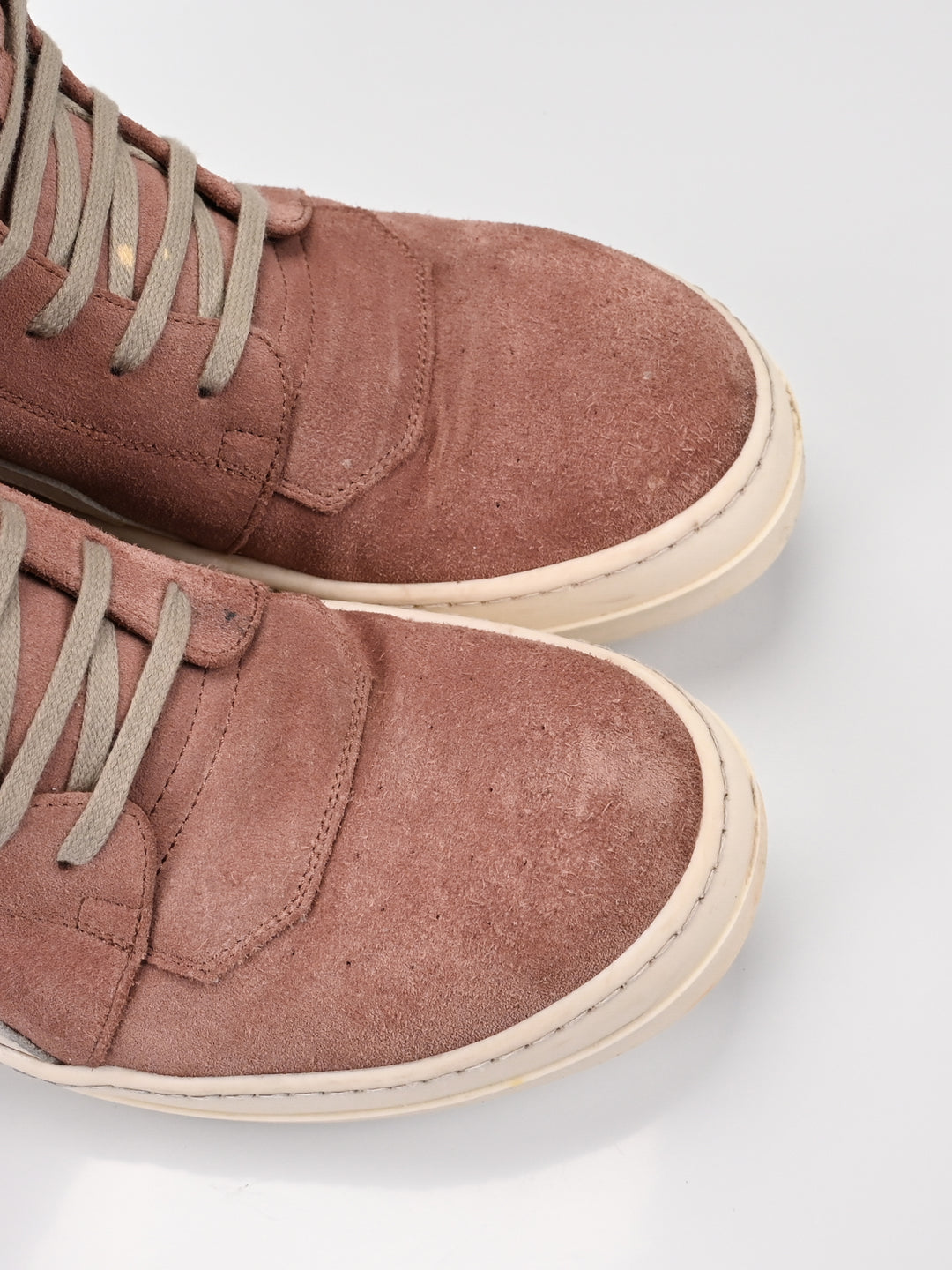 Dust Pink Suede Geobaskets