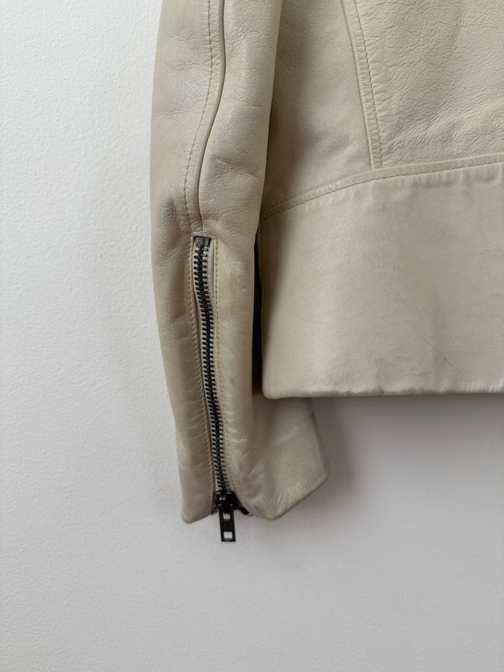 2013 5 Zip Leather Moto Jacket