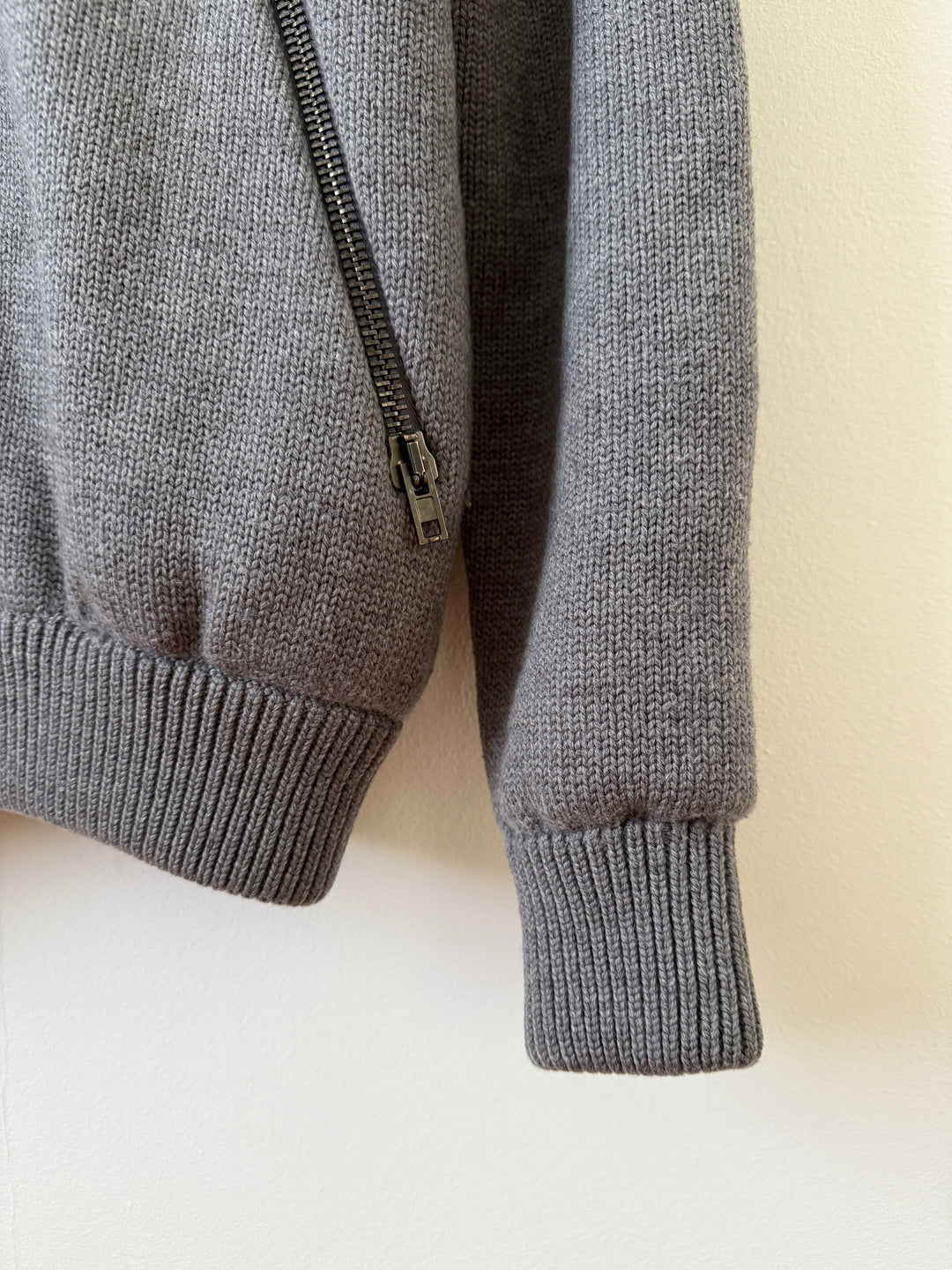 5 Zip Wool Knit Sweater
