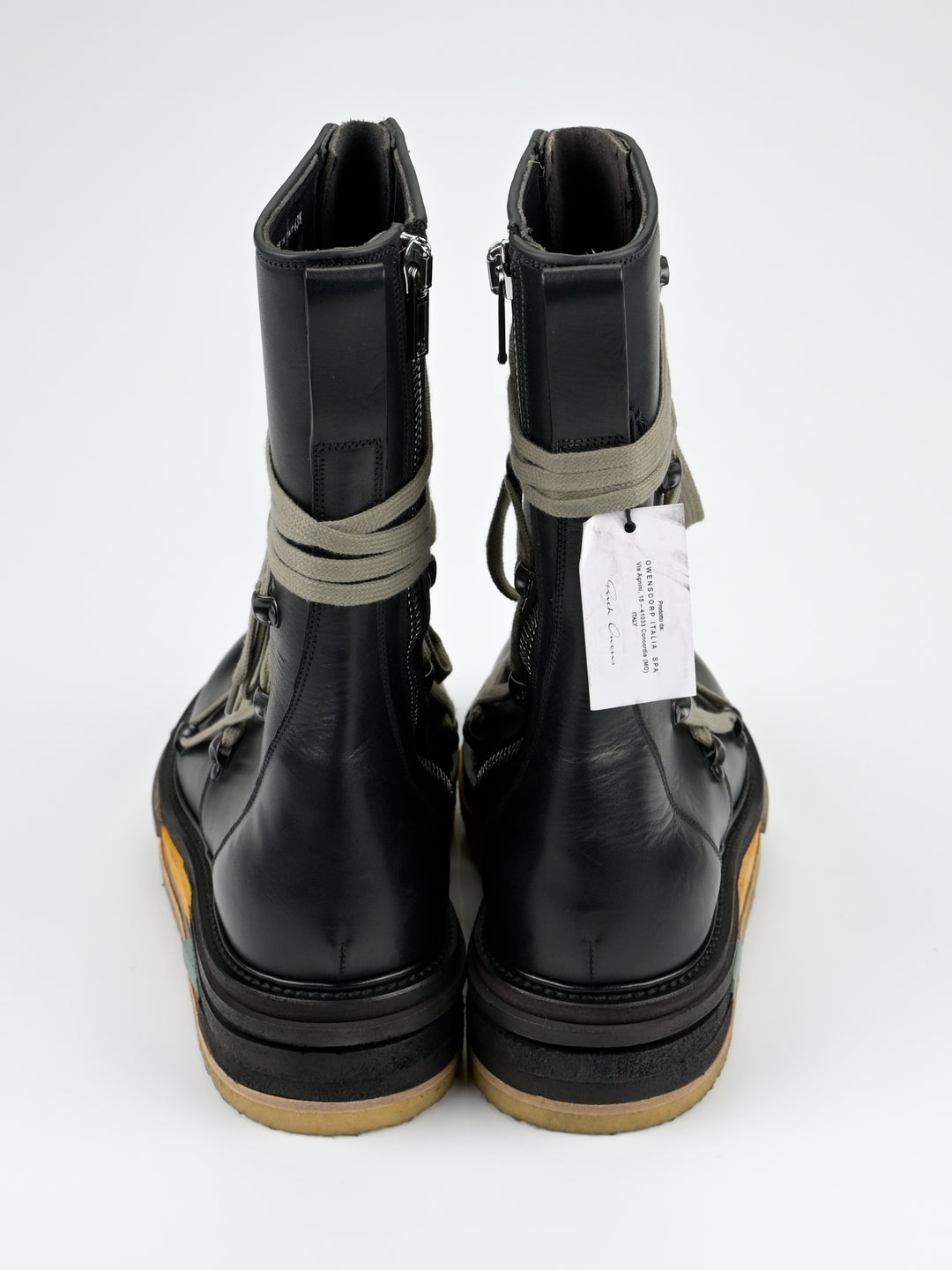 F/W 2017 'Glitter' Hexagram Creeper Boots Lego Sole