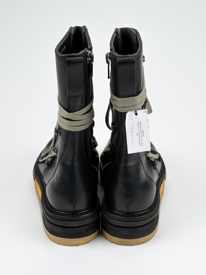 F/W 2017 'Glitter' Hexagram Creeper Boots Lego Sole