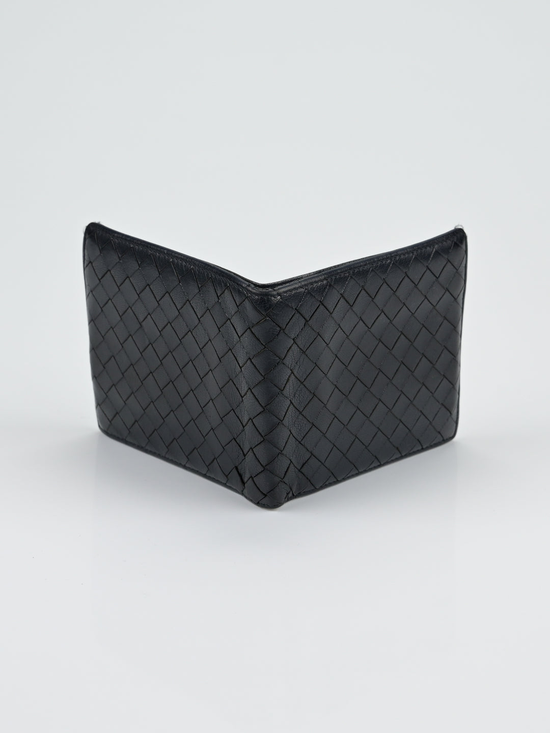 Intrecciato Leather Bi-Fold Wallet