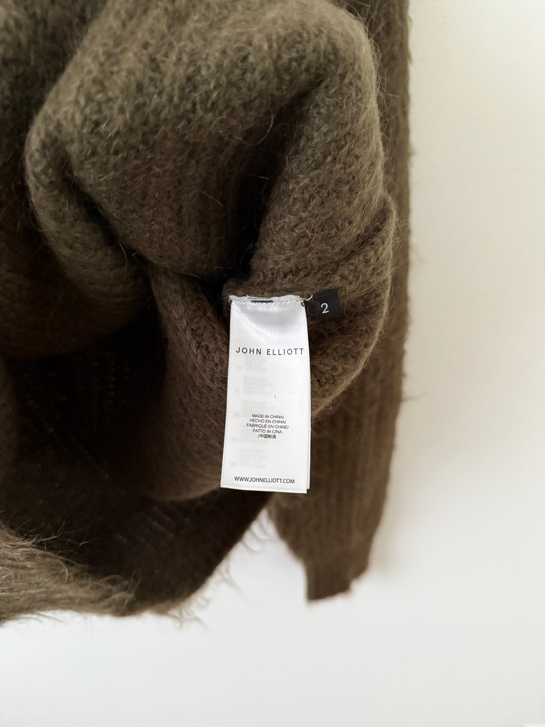 Wool Mohair Crew Sweater