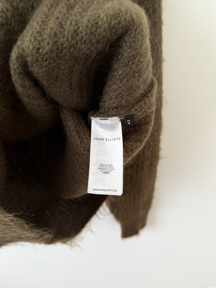 Wool Mohair Crew Sweater