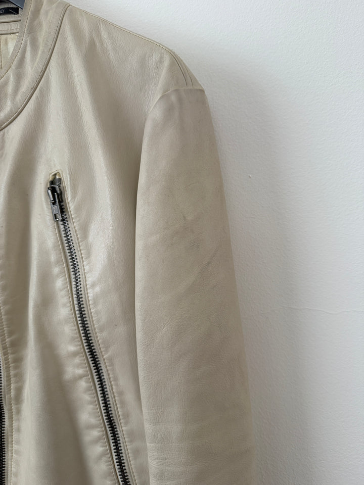 2013 5 Zip Leather Moto Jacket