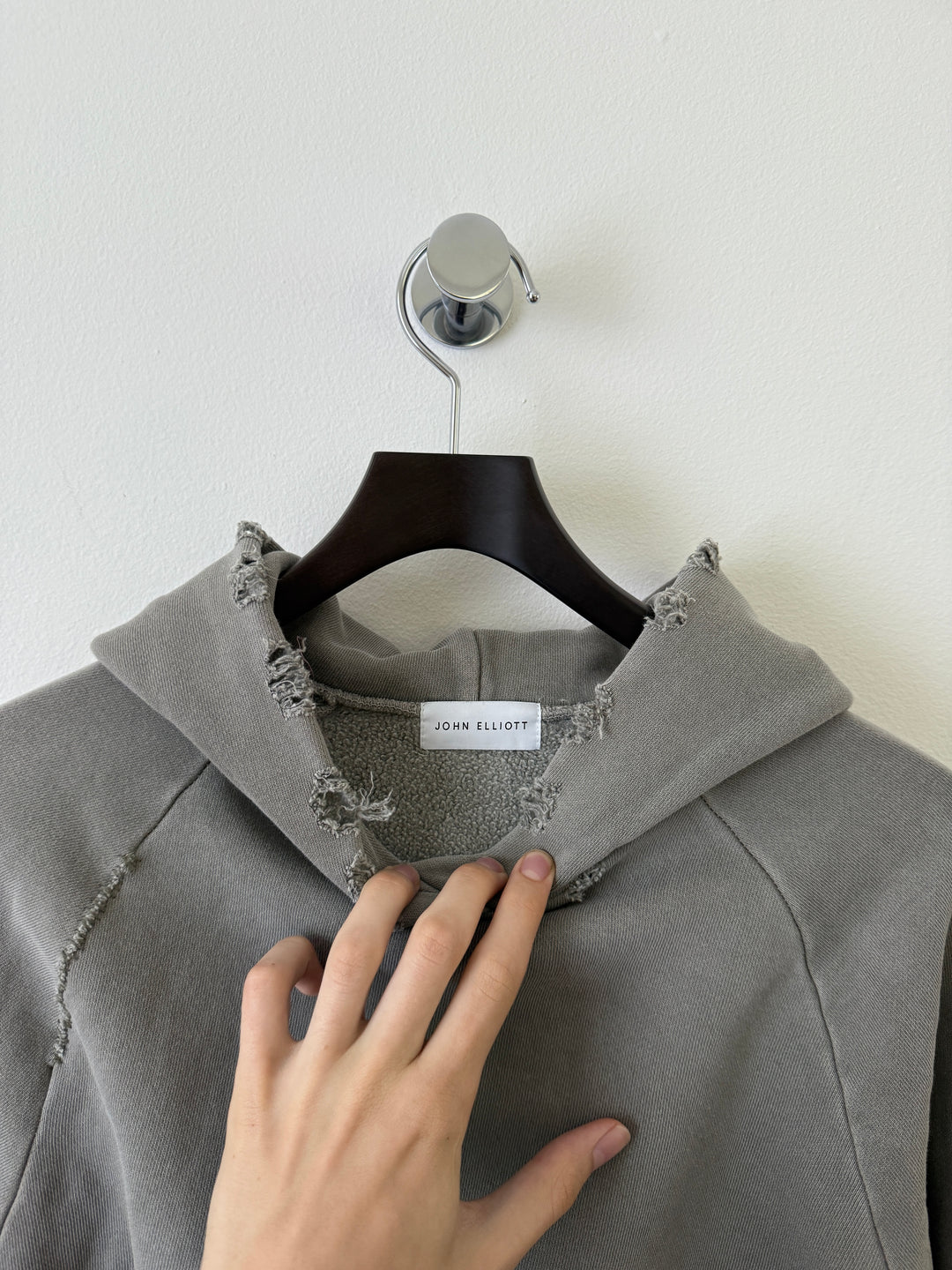 Folsom Cropped Raglan Hoodie