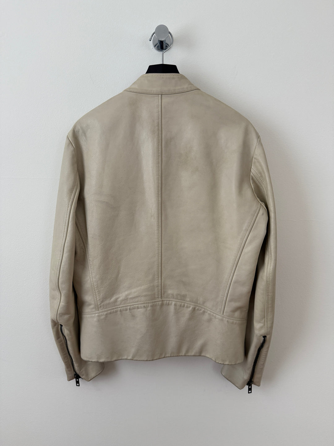 2013 5 Zip Leather Moto Jacket