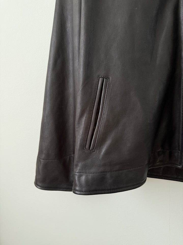 "Records" Leather Jacket