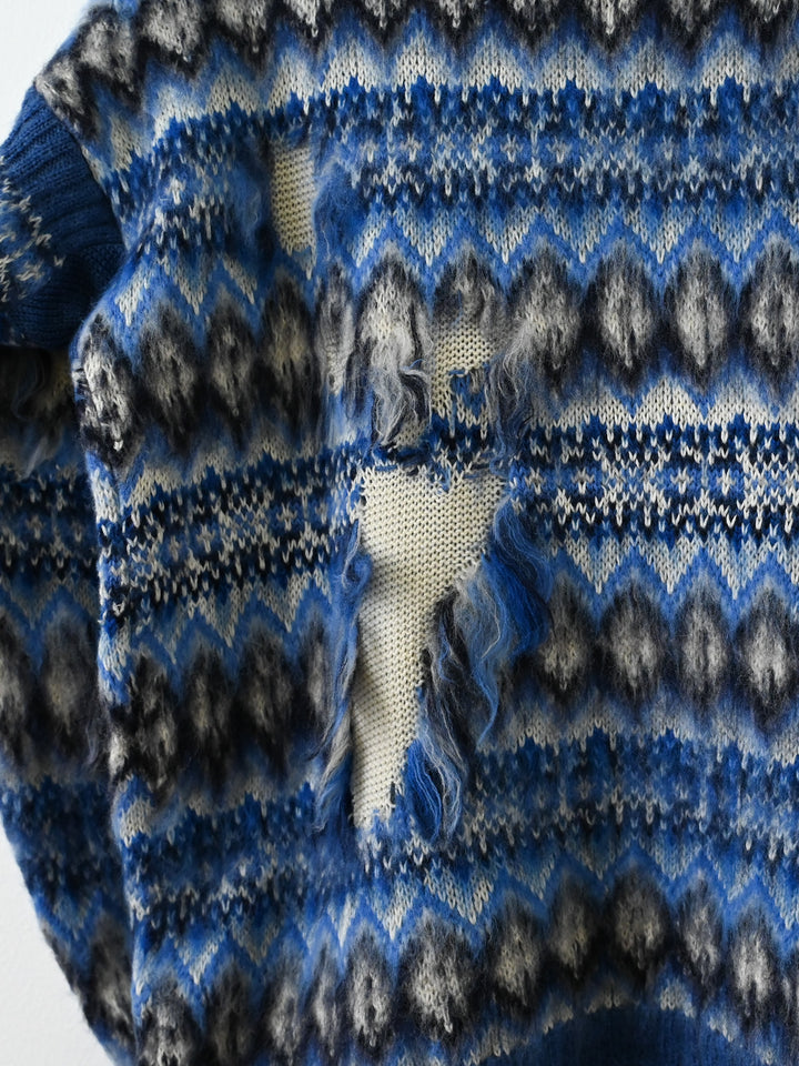 Intarsia Fair Aisle Wool Sweater