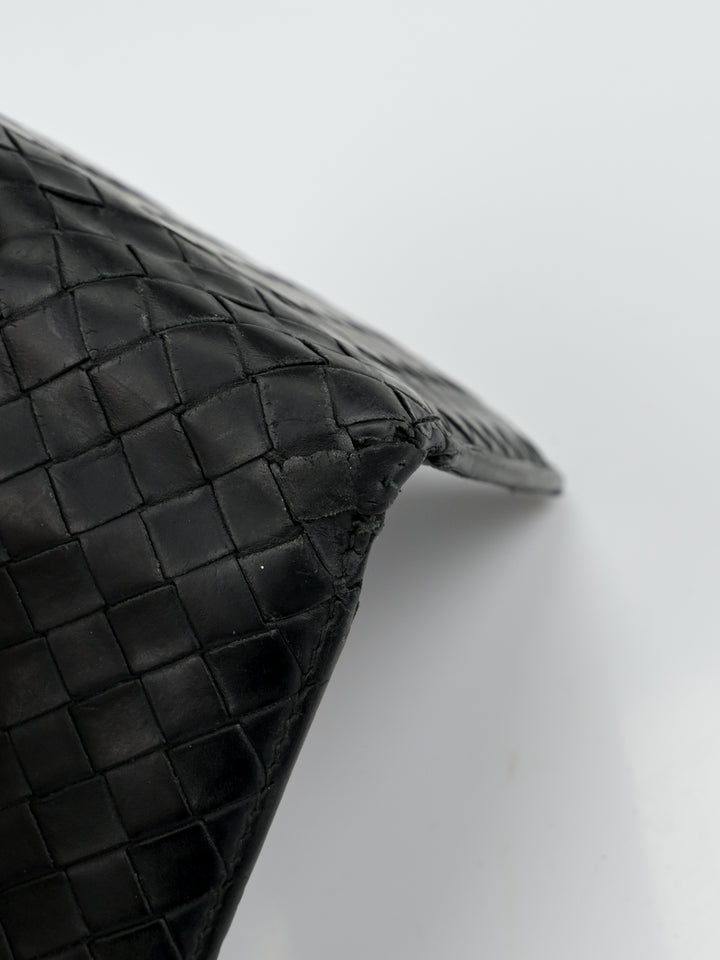 Intrecciato Leather Bi-Fold Wallet