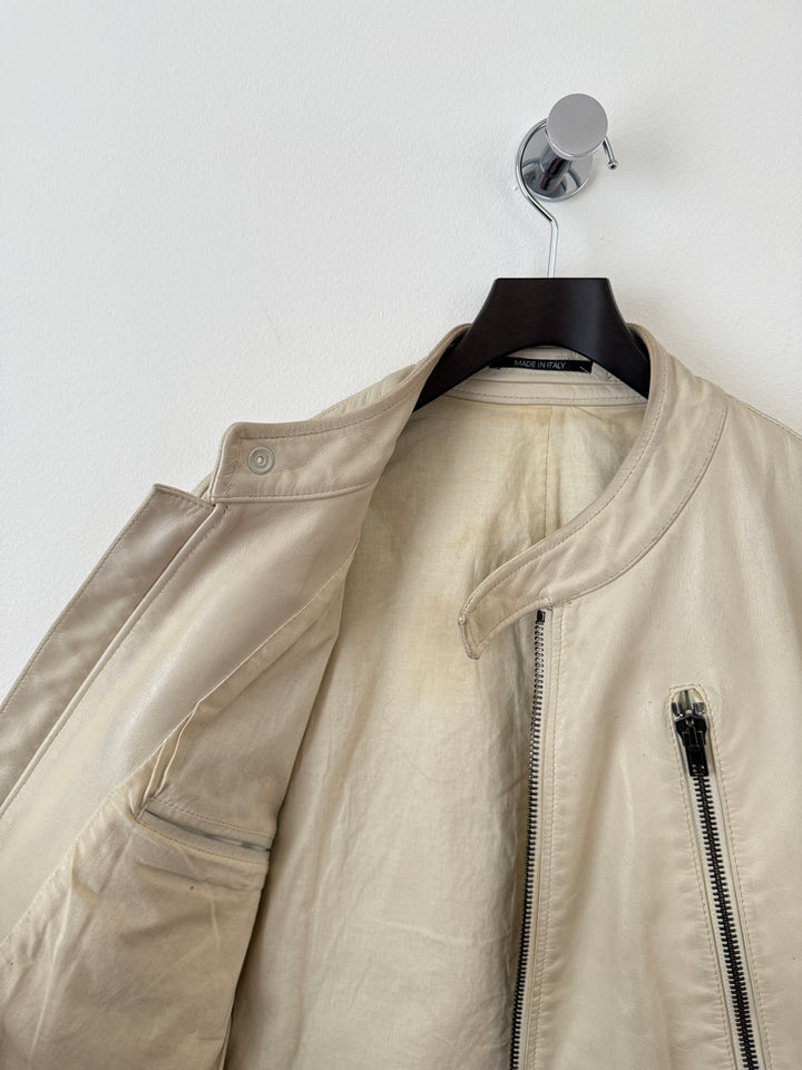 2013 5 Zip Leather Moto Jacket