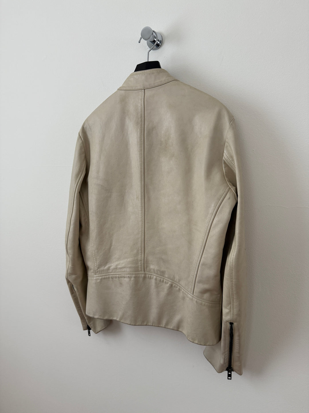 2013 5 Zip Leather Moto Jacket