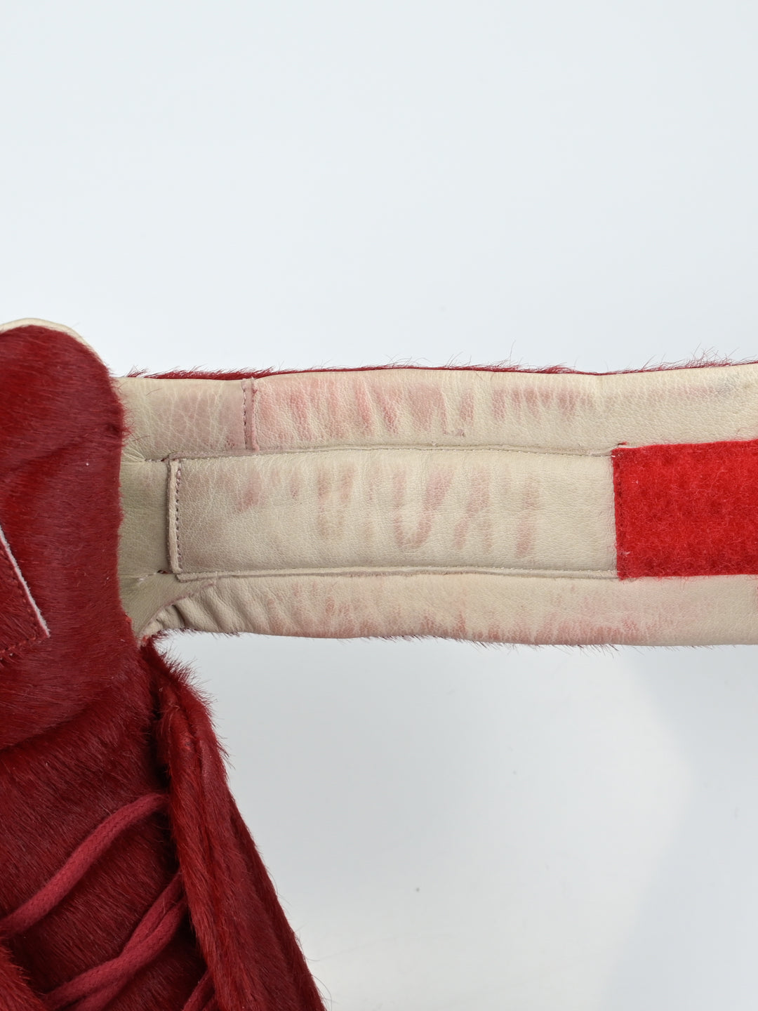 Yeezus Red Calf Hair Future Sneakers