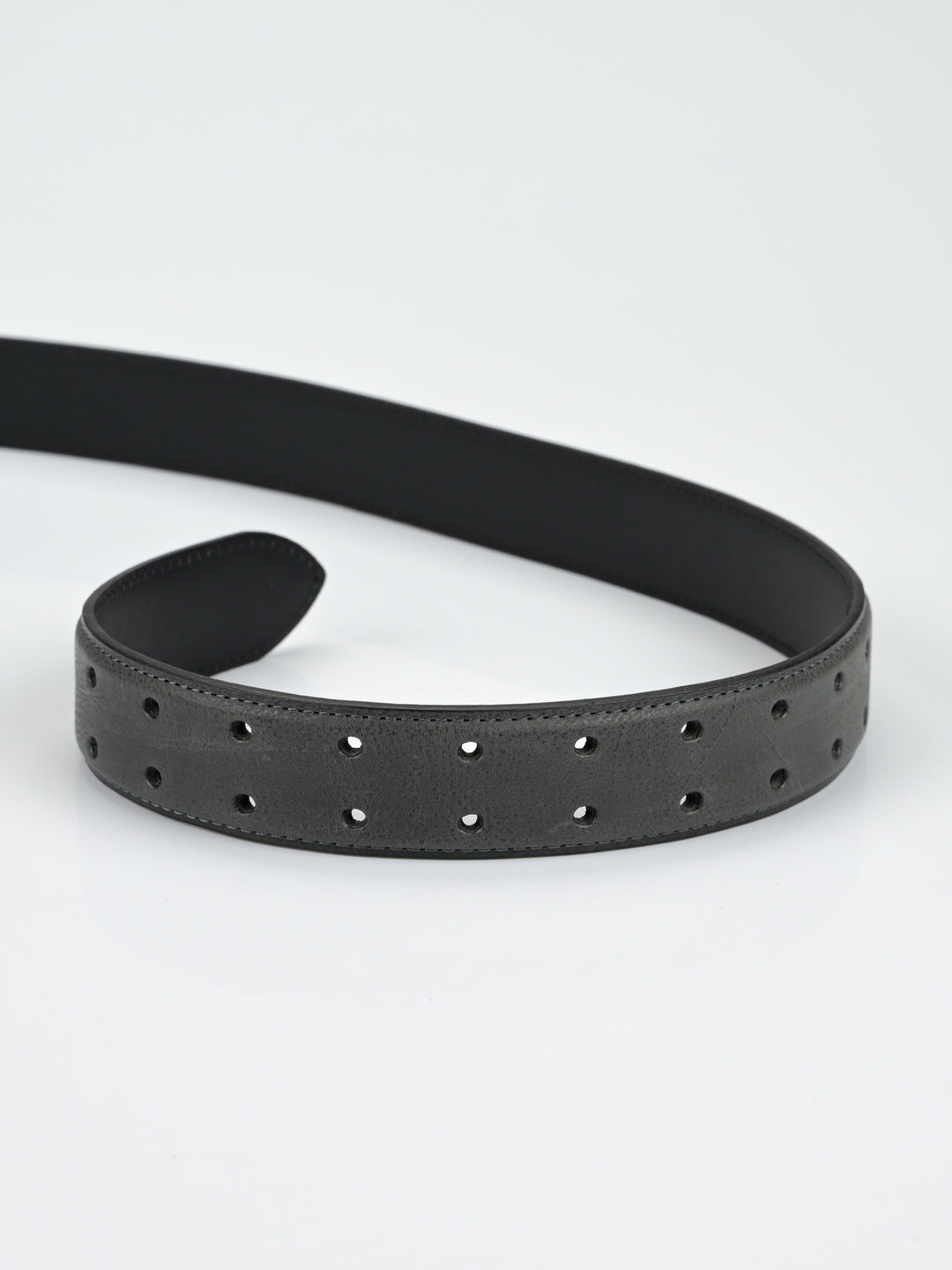Rell Two Prong Belt Waxed Calfskin