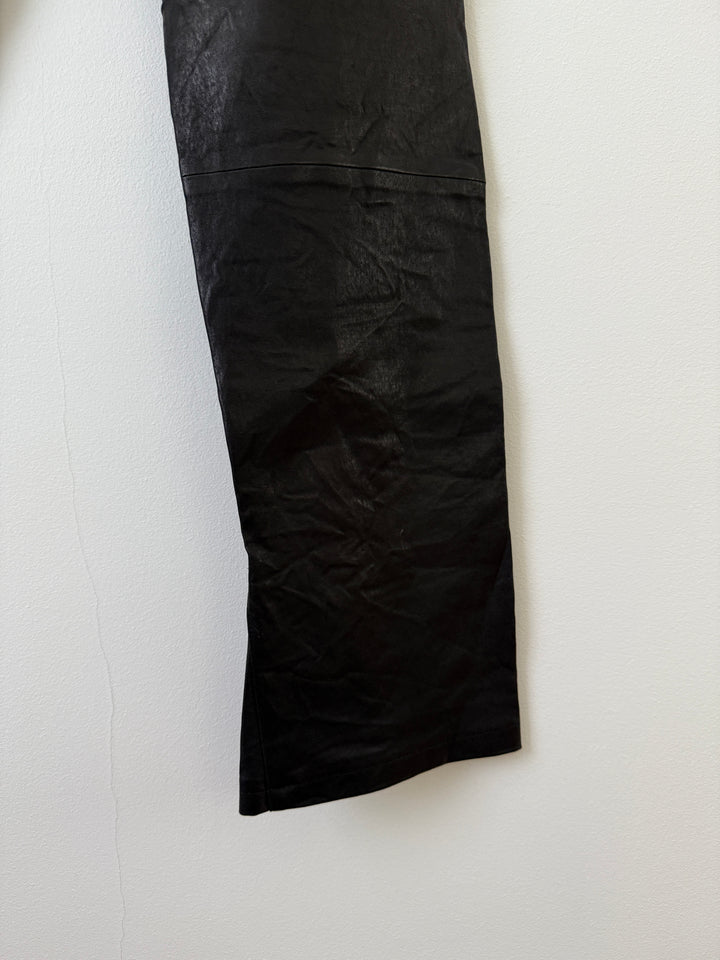 Leather Caribou Bootcut Pants