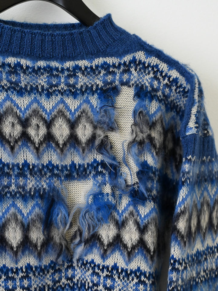 Intarsia Fair Aisle Wool Sweater