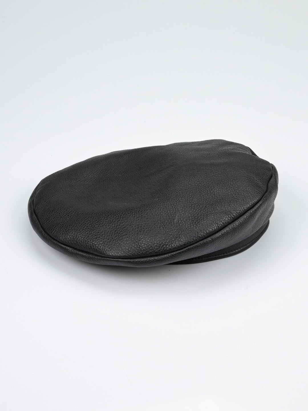 Black Leather Beret
