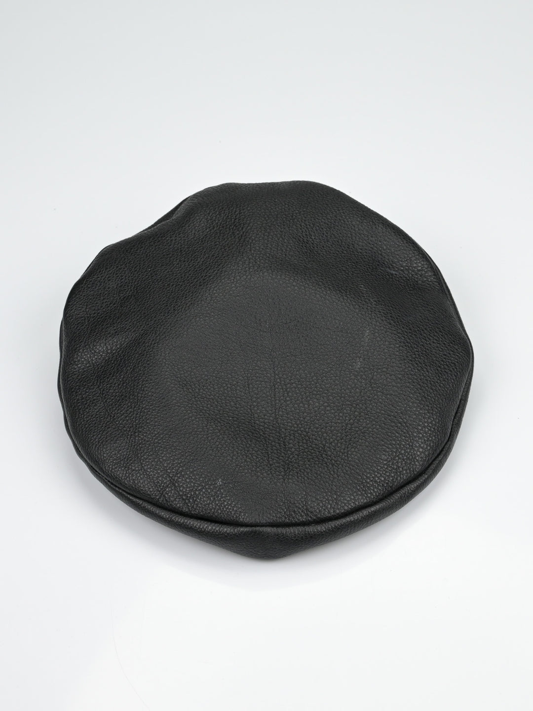Black Leather Beret