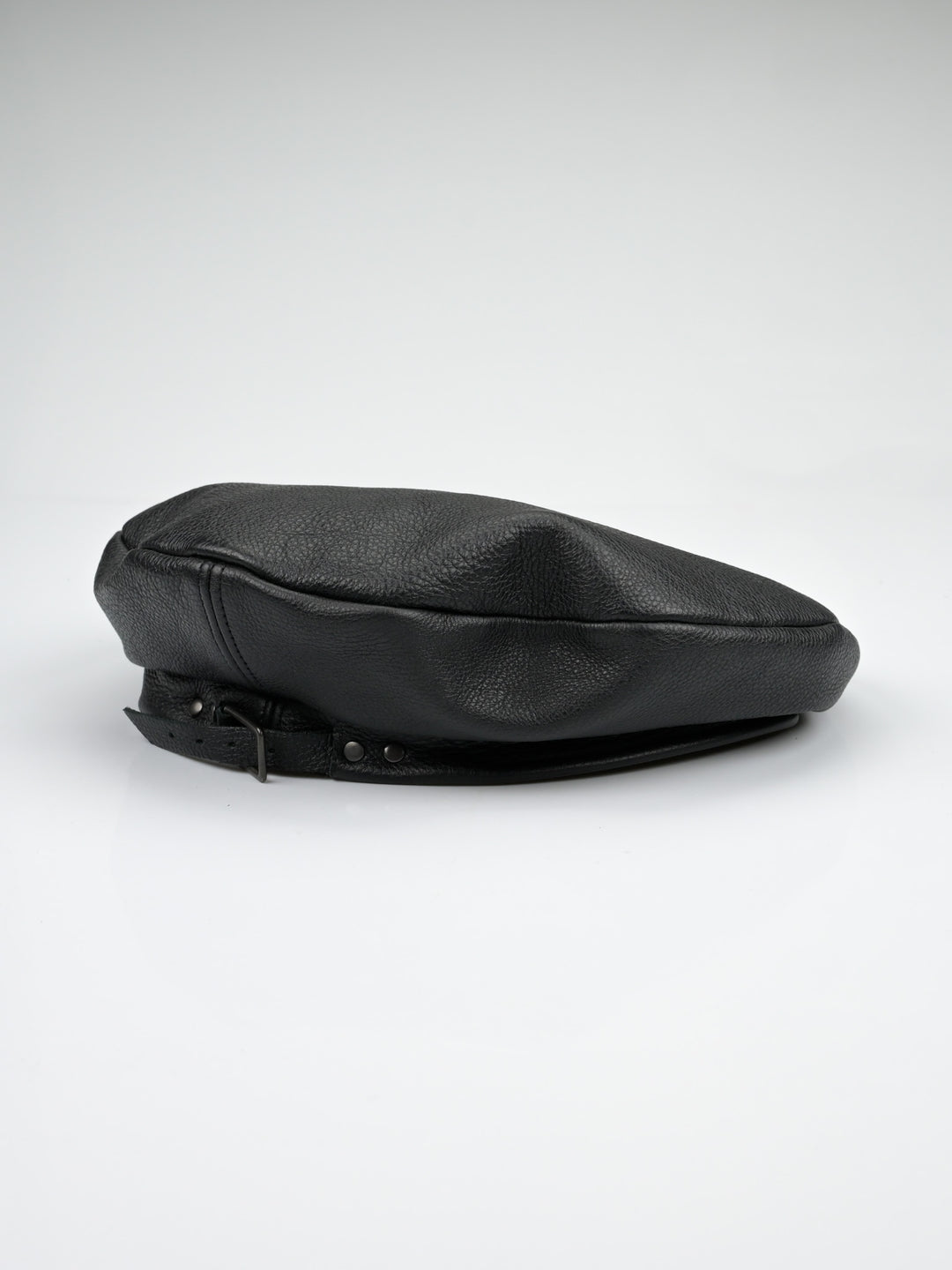 Black Leather Beret
