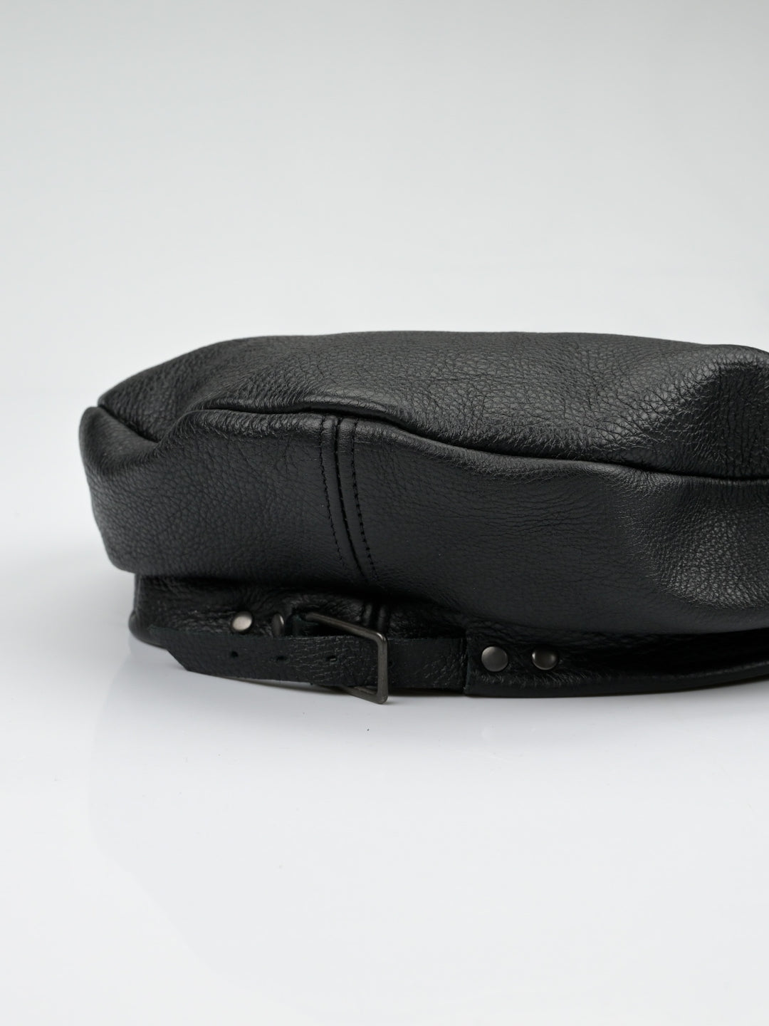 Black Leather Beret