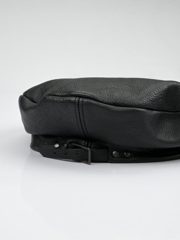 Black Leather Beret