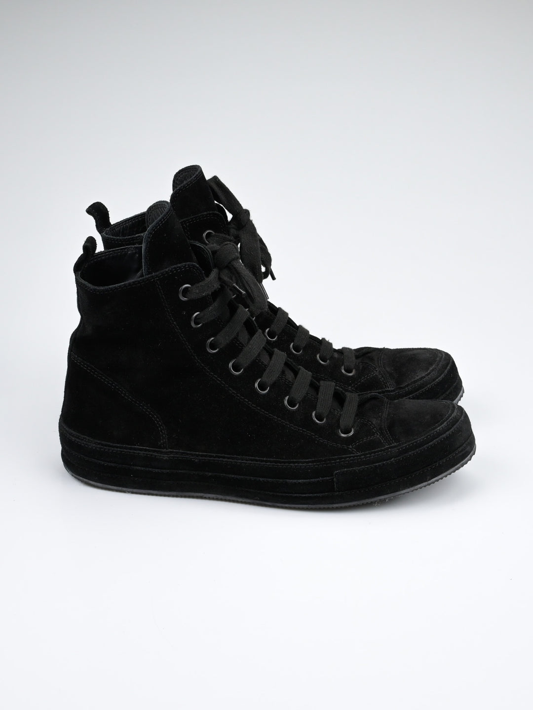 Orvo High-Top Suede Leather Sneakers