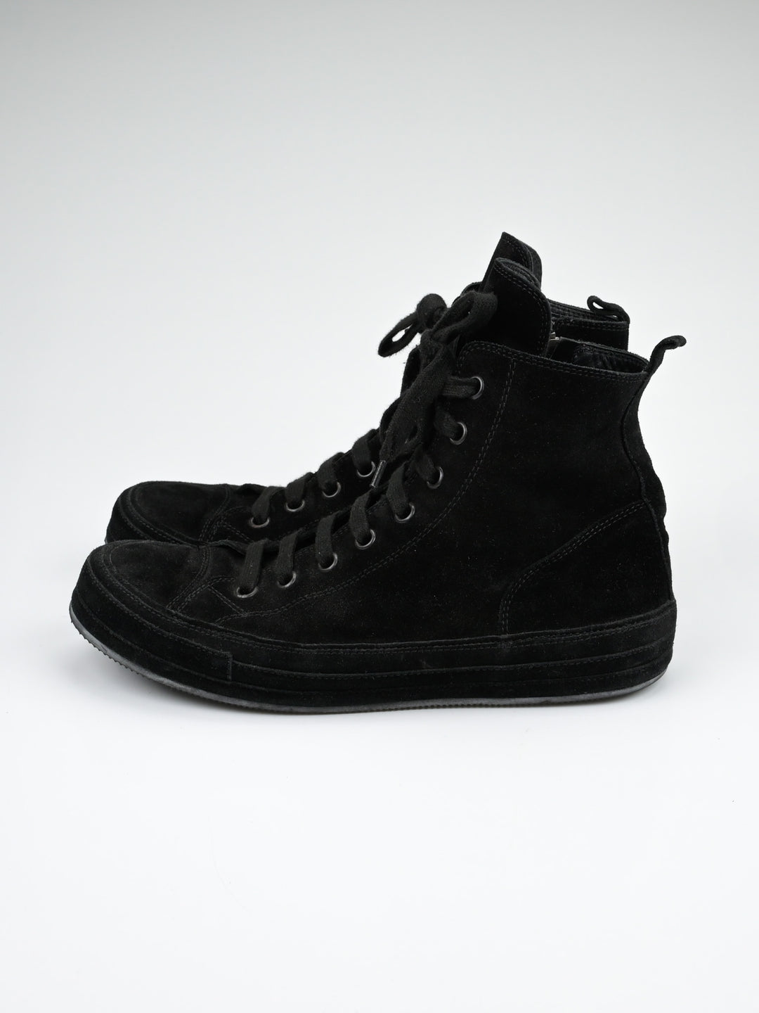 Orvo High-Top Suede Leather Sneakers