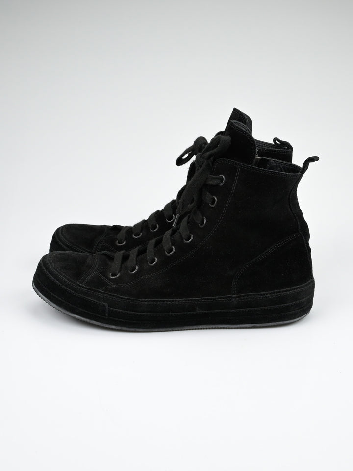 Orvo High-Top Suede Leather Sneakers