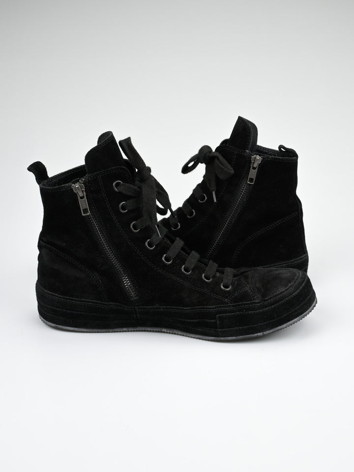 Orvo High-Top Suede Leather Sneakers
