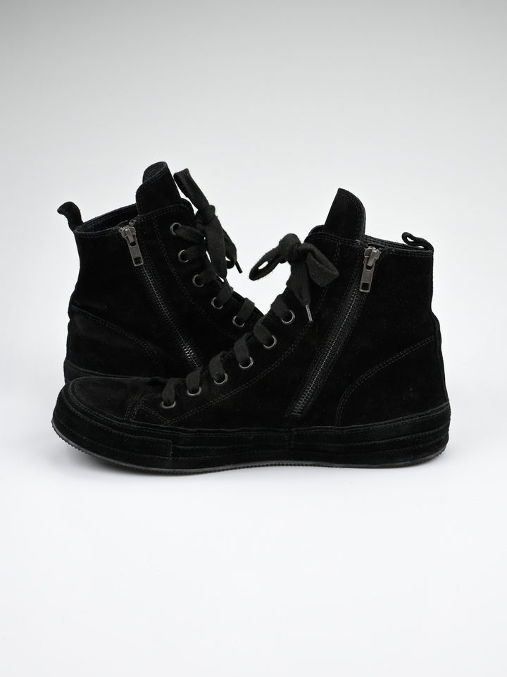 Orvo High-Top Suede Leather Sneakers