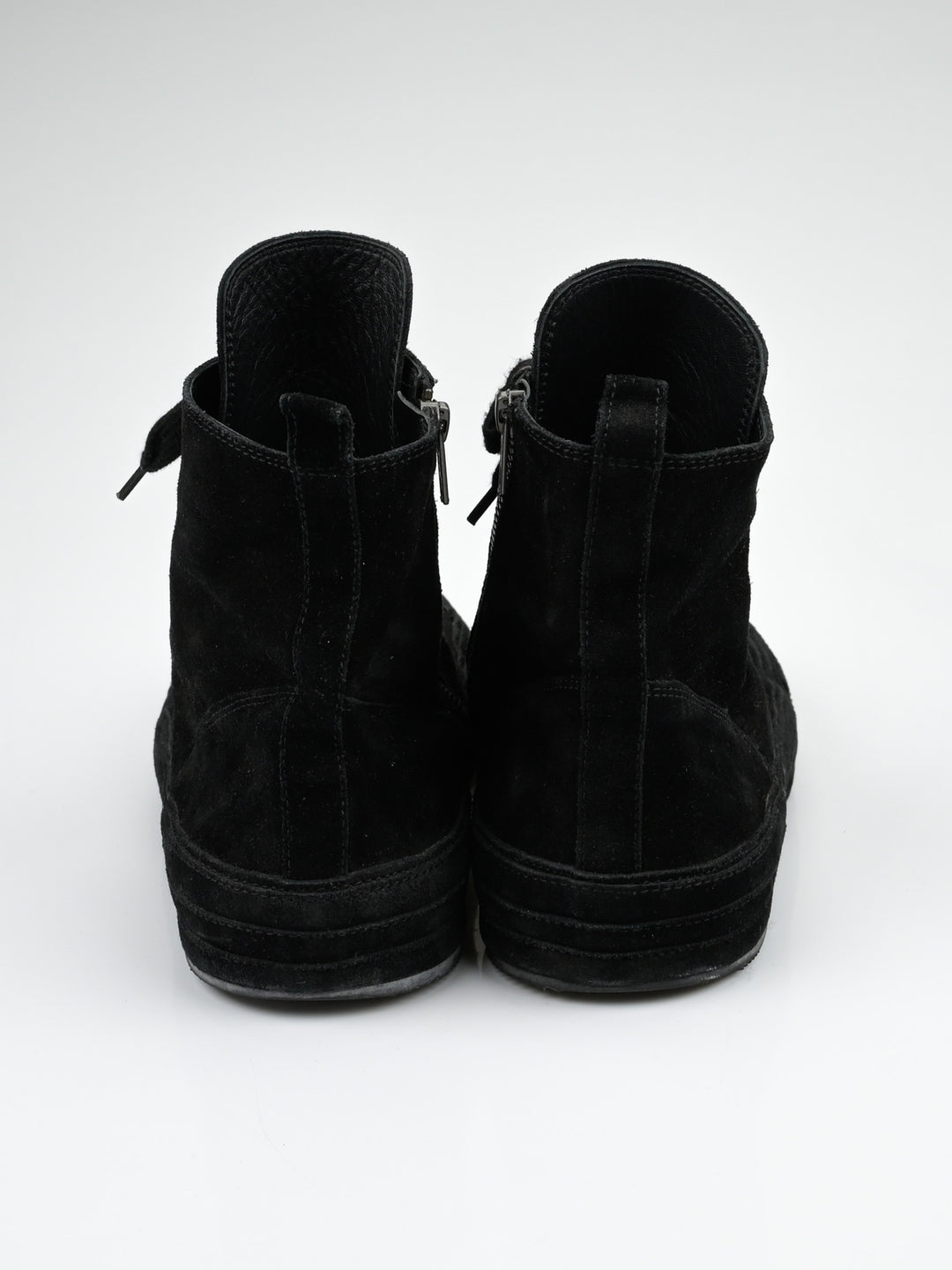 Orvo High-Top Suede Leather Sneakers