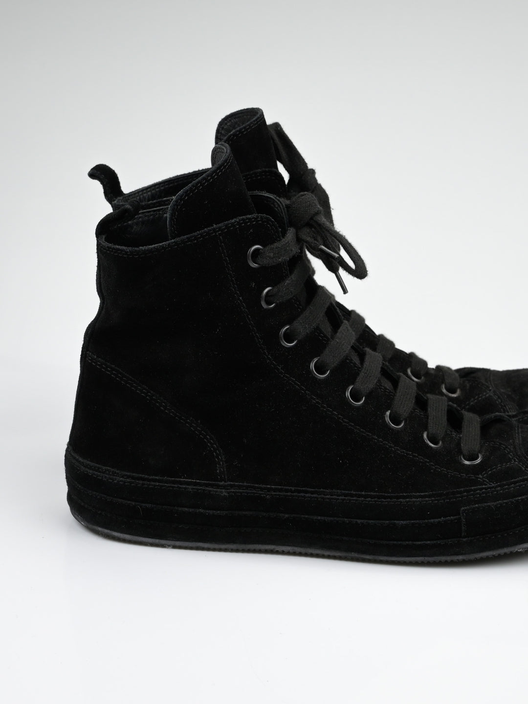 Orvo High-Top Suede Leather Sneakers
