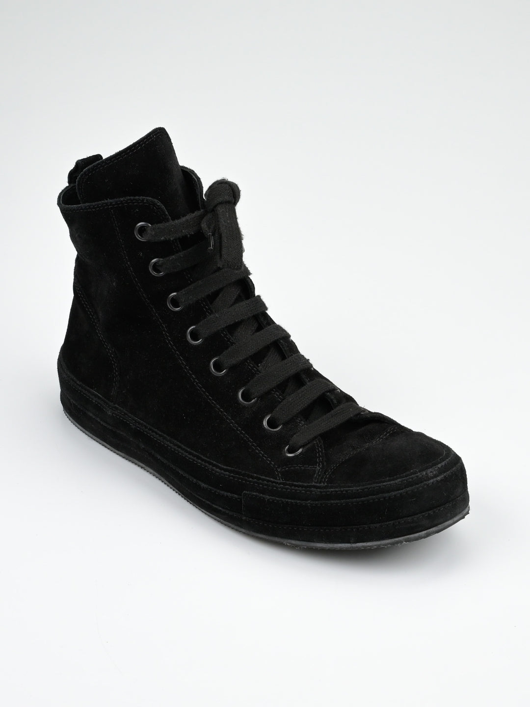 Orvo High-Top Suede Leather Sneakers