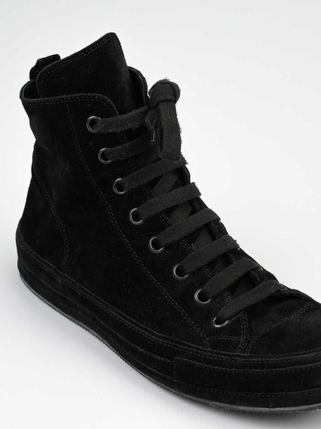 Orvo High-Top Suede Leather Sneakers
