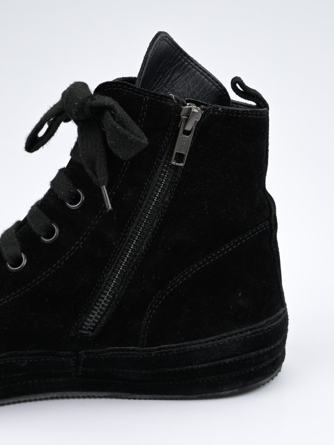 Orvo High-Top Suede Leather Sneakers