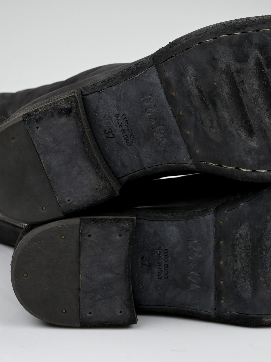 Calf Leather Back Zip Boots