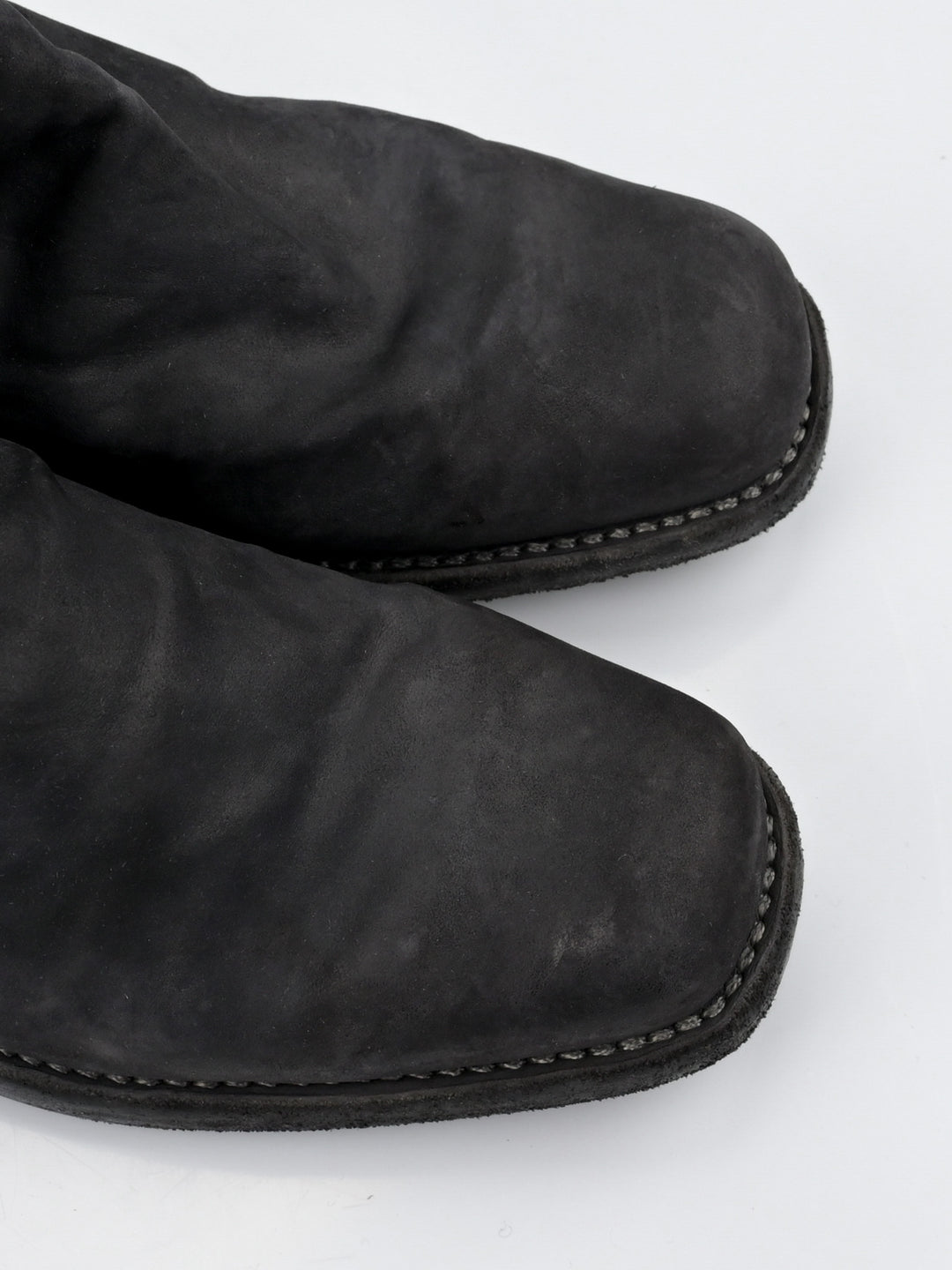 Calf Leather Back Zip Boots
