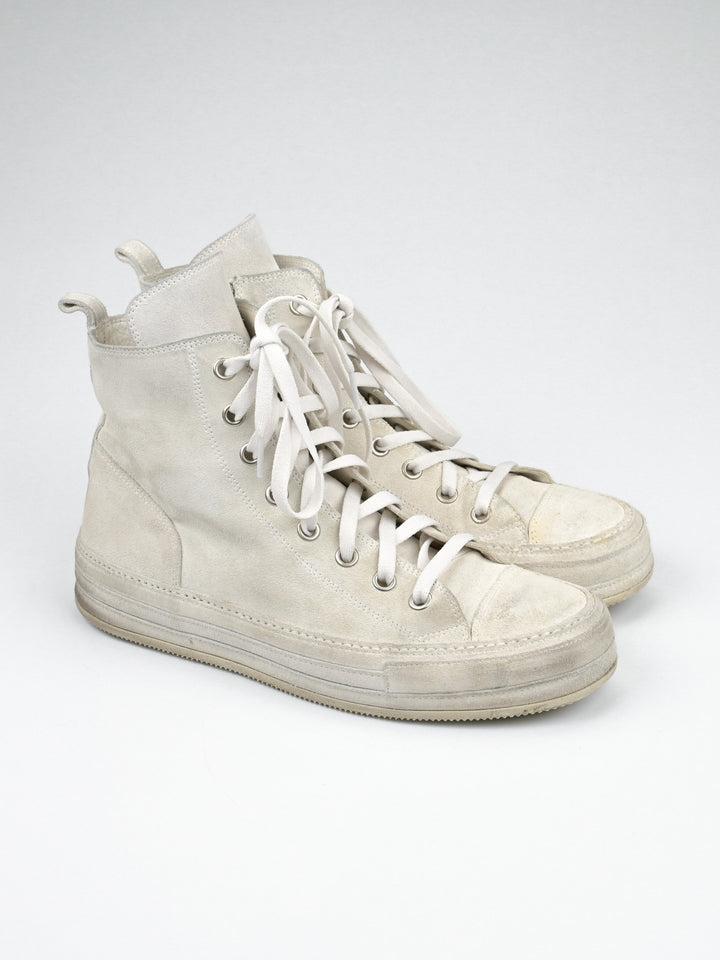 Orvo High Top Suede Leather Sneakers