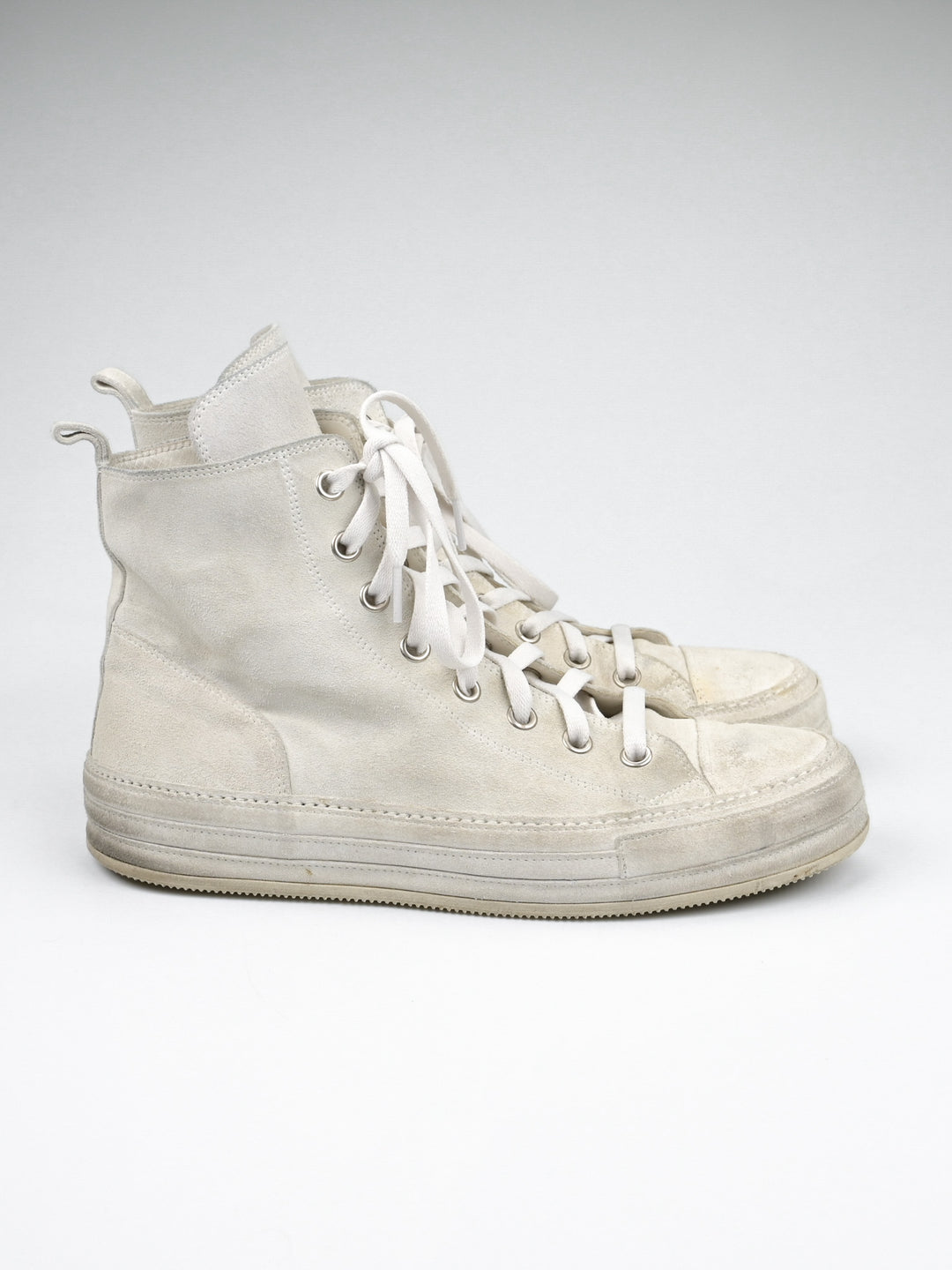 Orvo High Top Suede Leather Sneakers
