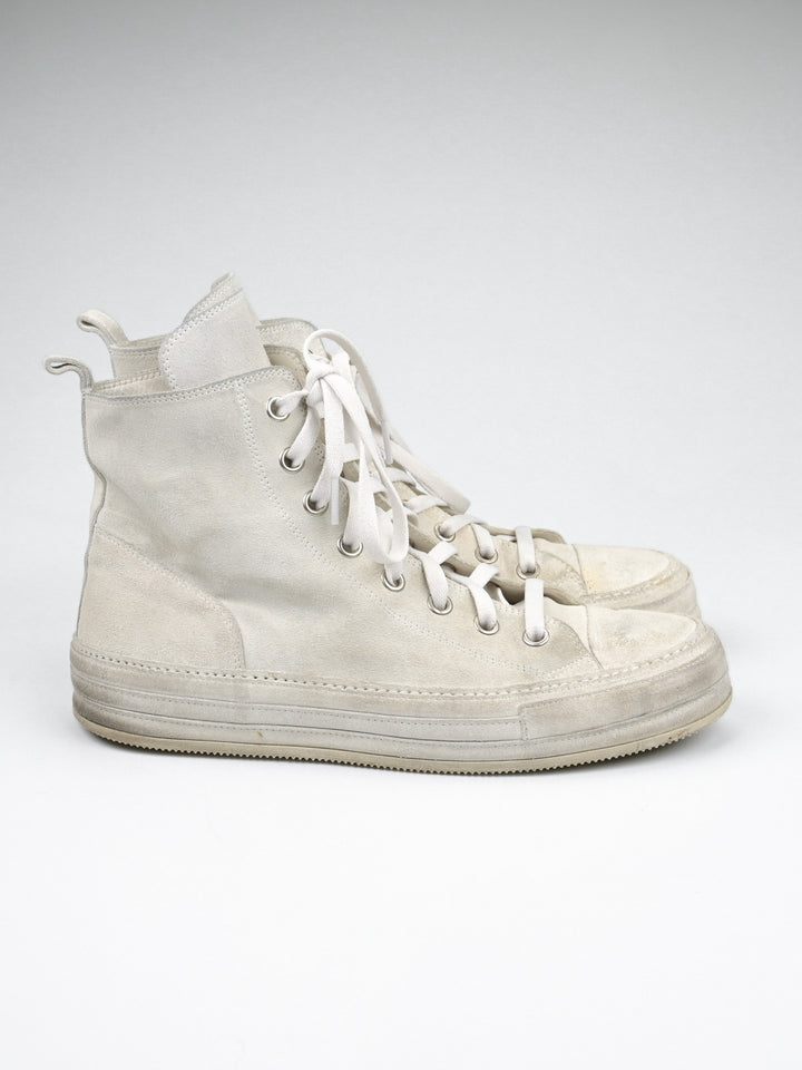 Orvo High Top Suede Leather Sneakers