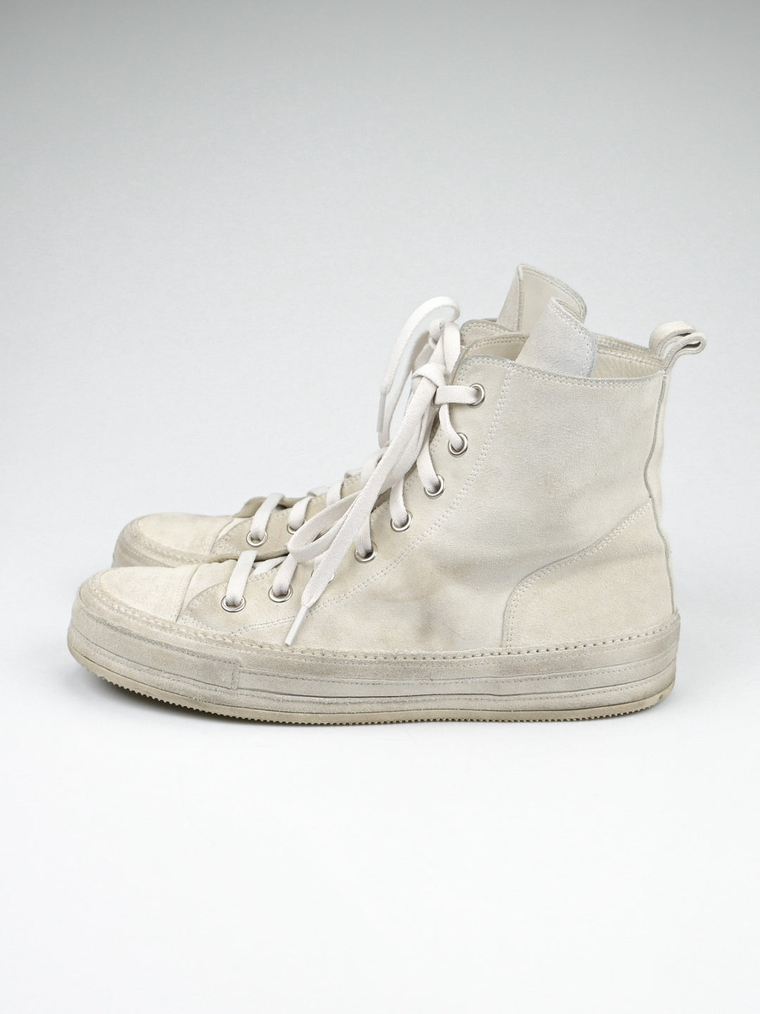 Orvo High Top Suede Leather Sneakers