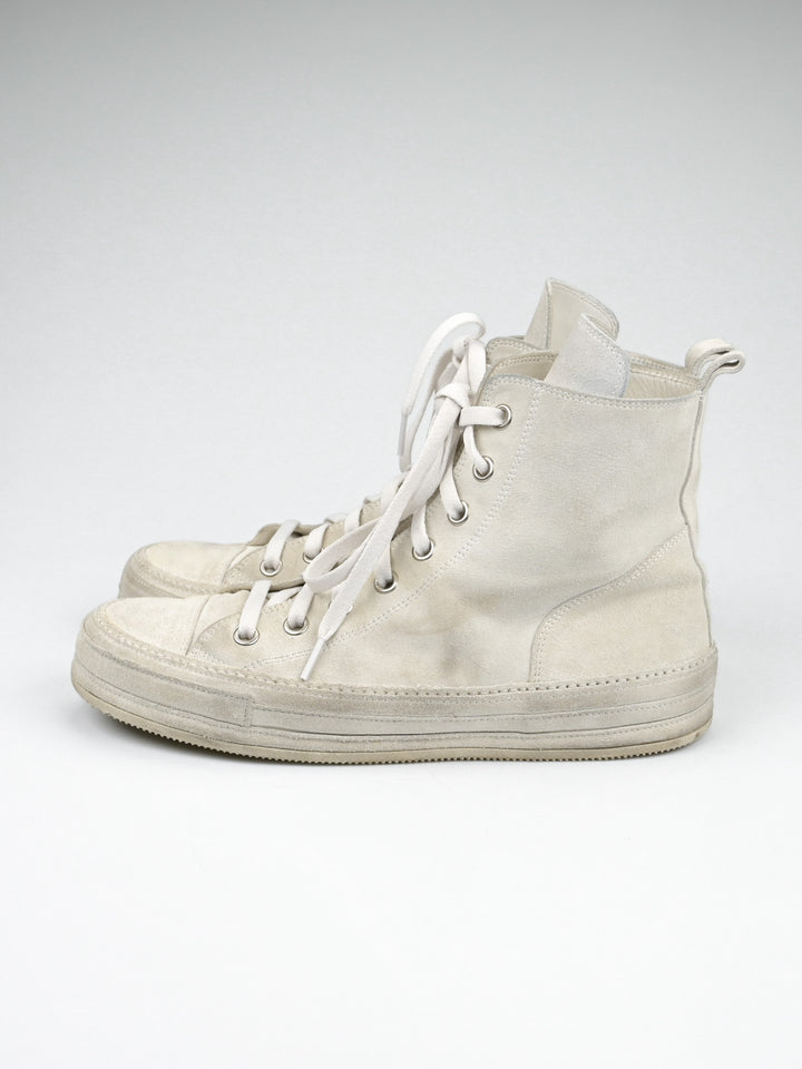 Orvo High Top Suede Leather Sneakers