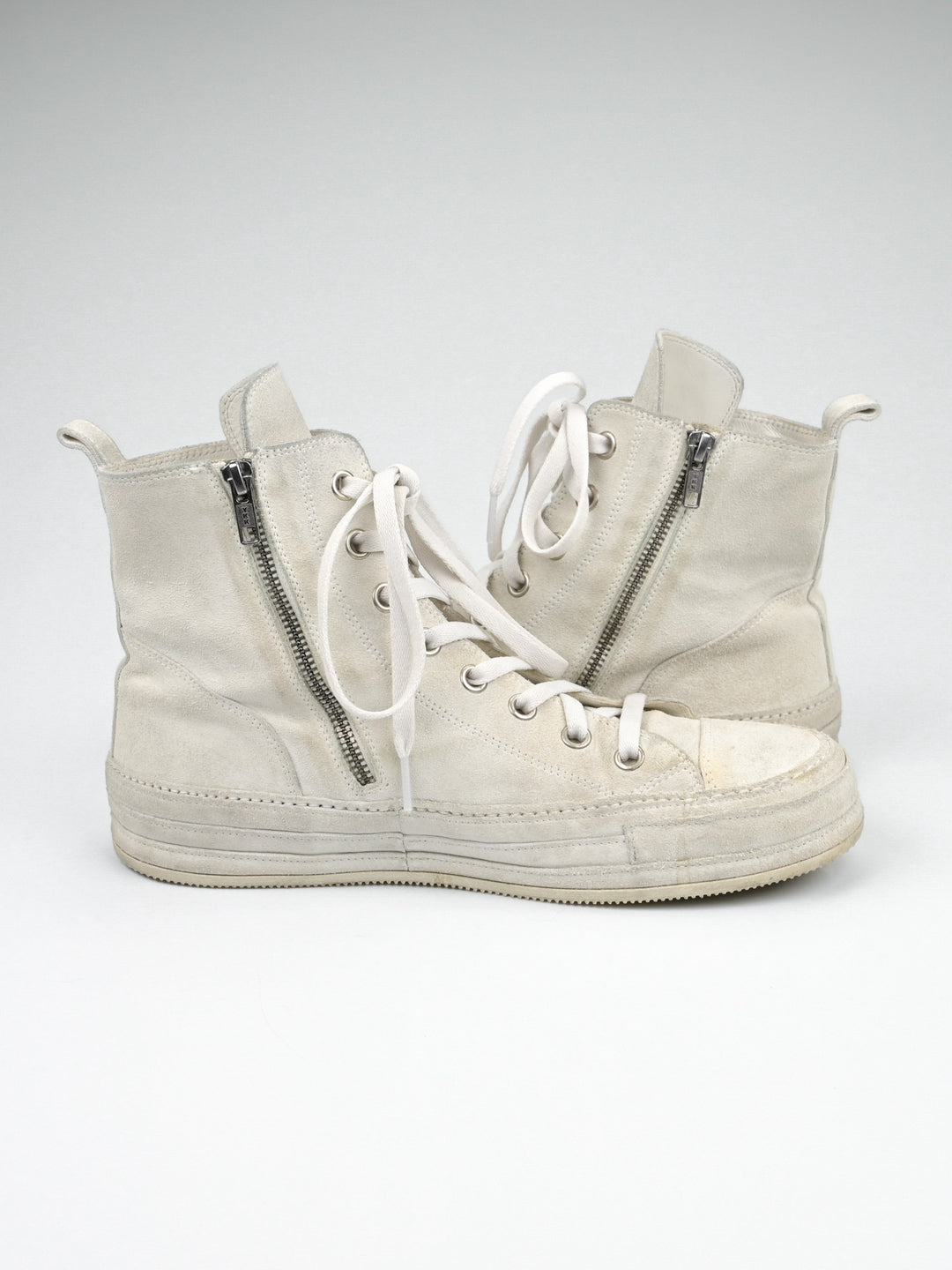Orvo High Top Suede Leather Sneakers