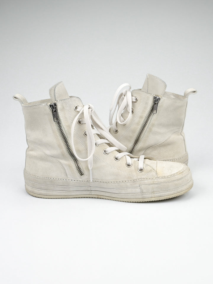 Orvo High Top Suede Leather Sneakers