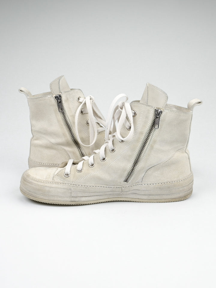 Orvo High Top Suede Leather Sneakers