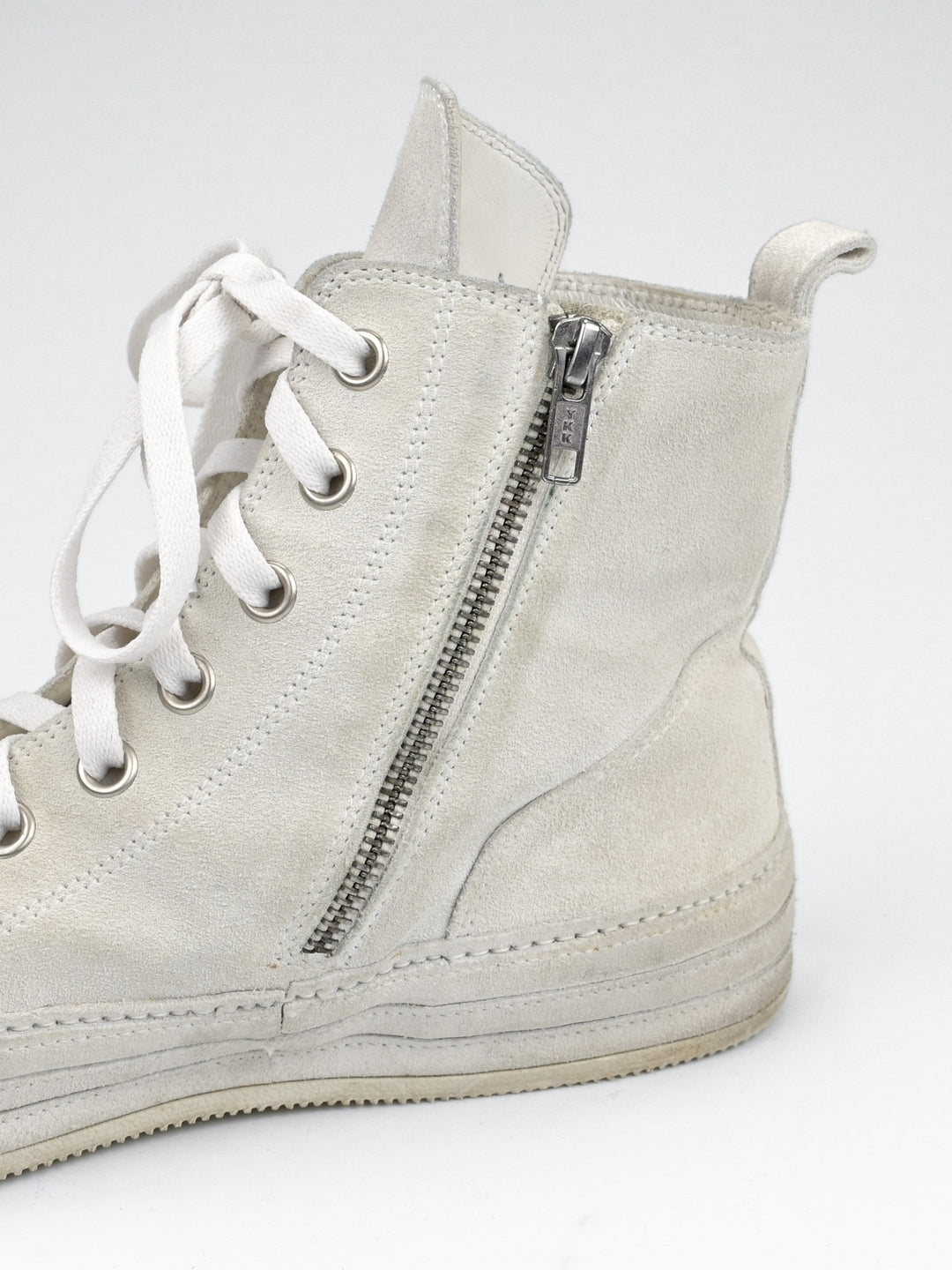 Orvo High Top Suede Leather Sneakers