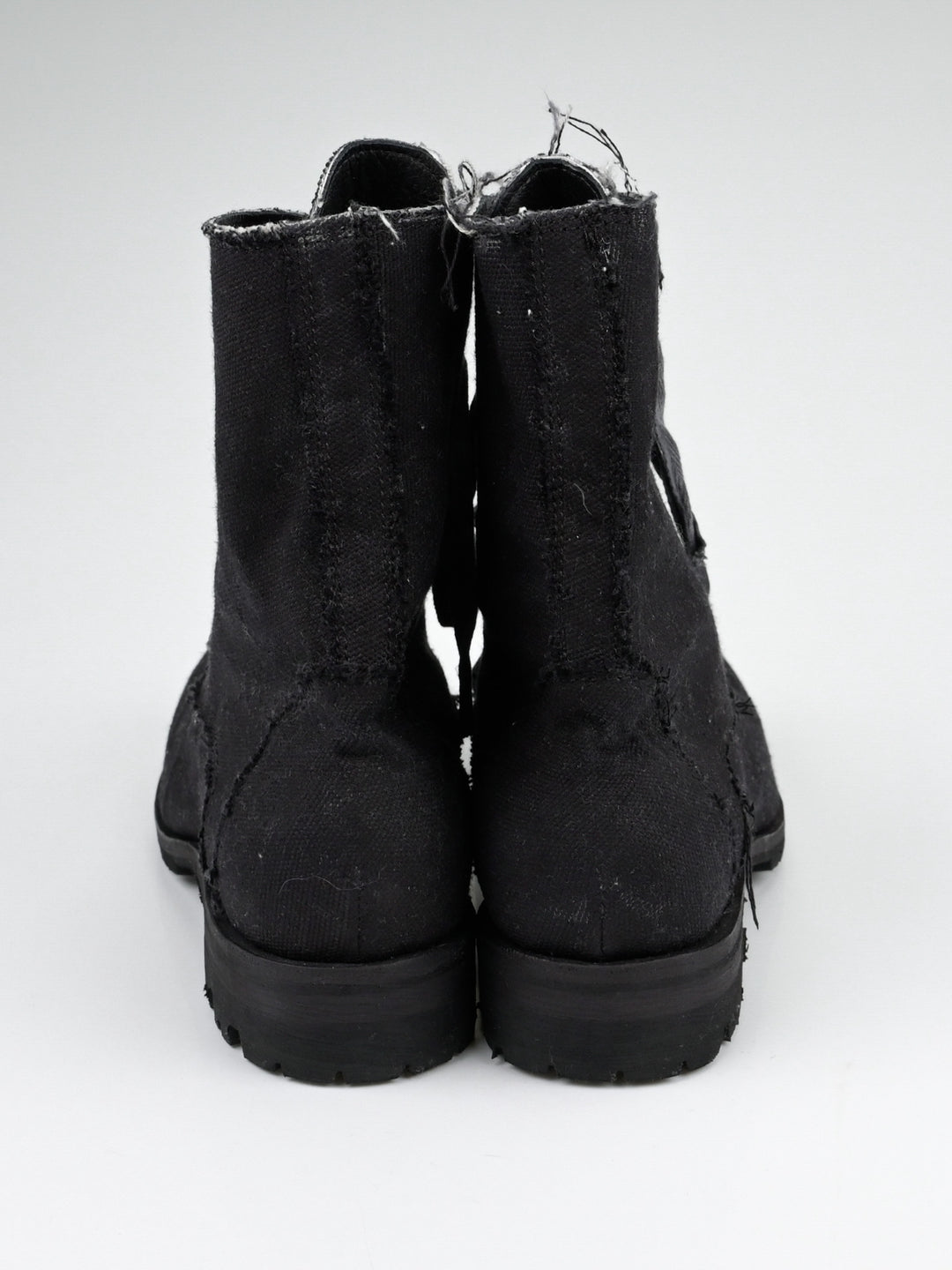 Raw Edge Canvas Boot