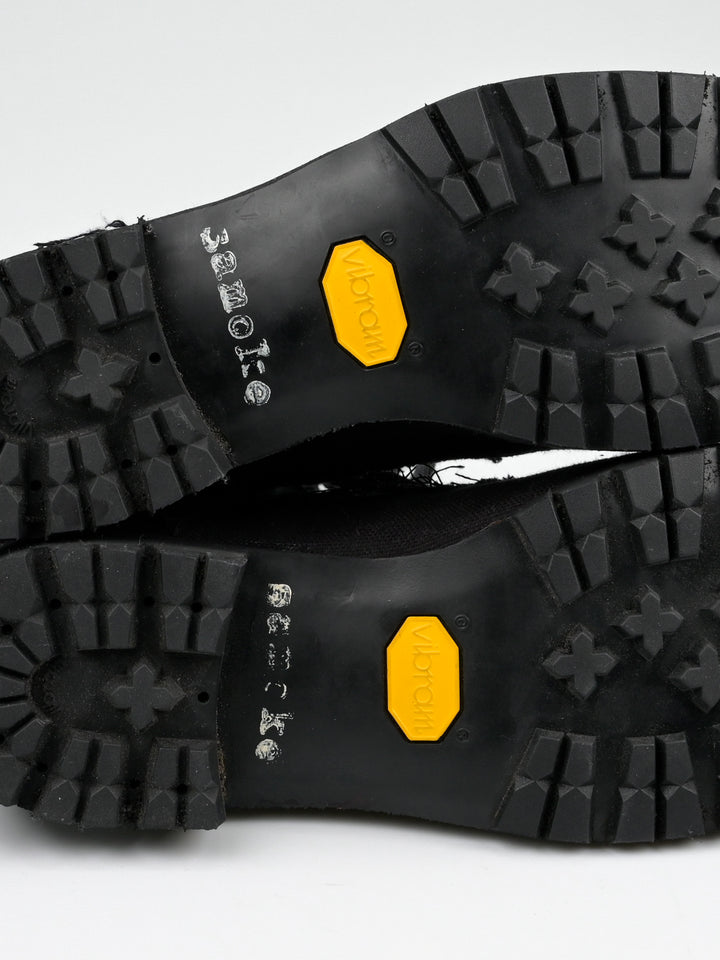 Raw Edge Canvas Boot