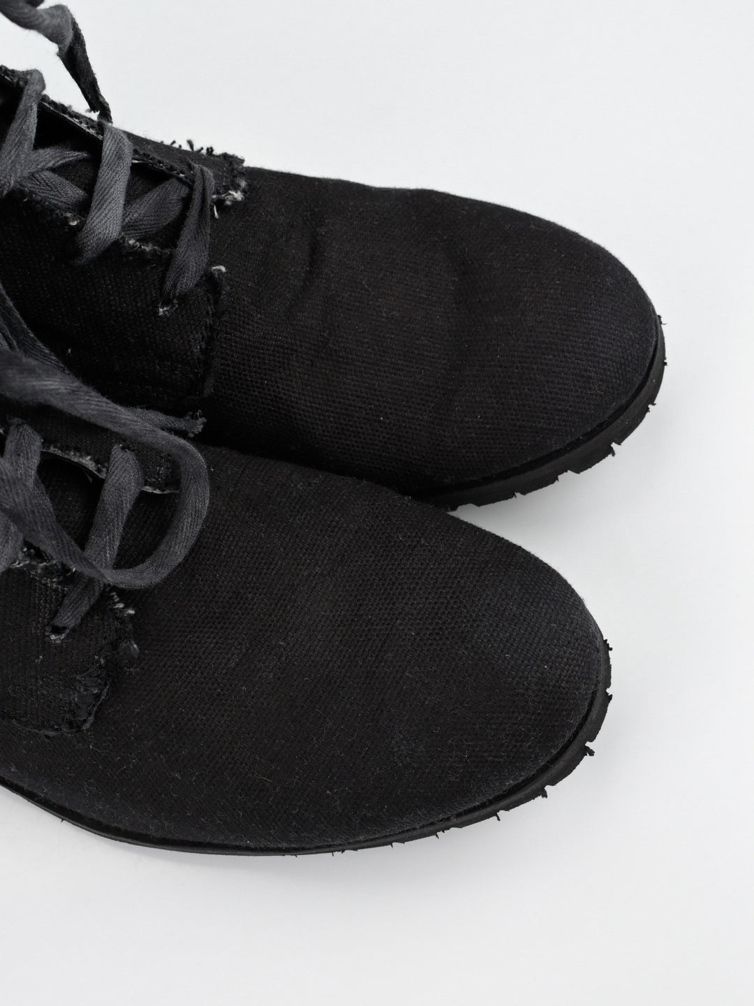 Raw Edge Canvas Boot